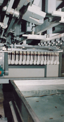 Microprocessor controlled automatic batch dipping plant
